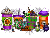 DTF Screen Print Image - Halloween Sta*Bucks